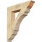 Ekena Millwork Olympic Traditional Rough Sawn Bracket, Douglas Fir, 6"W x 32"D x 36"H BKT06X32X36OLY01RDF - alternate 1